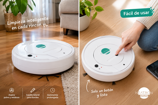Robot Aspirador e Higienizador Purize – Limpiador 5 en 1 con Luz UV y Atomizador