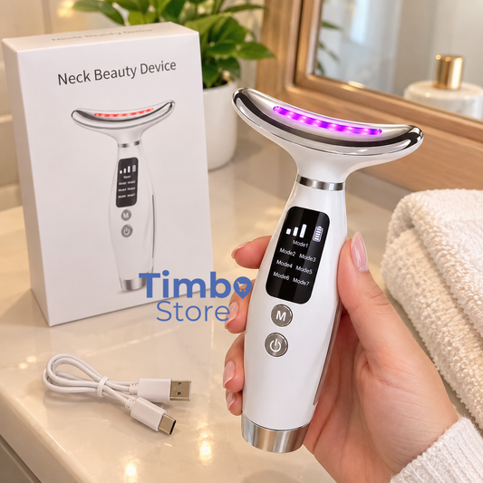 Masajeador Facial y de Cuello "Lifting Pro" – Dispositivo de Belleza LED Anti-Papada